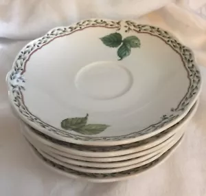 Noritake Royal Orchard Untertasse 6" Kaffee Primachina 6 verfügbar Weinrebe 9416 Japan - Bild 1 von 5