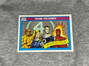Fantastic Four - 1990 Marvel Universe Team Pictures Card #137 - Picture 1 of 1
