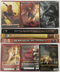 TRILOGÍA EN DVD SPIDER-MAN 1-2-3 EN ESTADO 10/10 6 DISCOS + REGALO BLU RAY RENT - Imagen 1 de 3