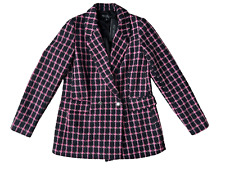 Rachel Zoe Tweed Blazer Jacket Pink ( S )