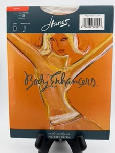 Vintage 2 Hanes Body Enhancers Shaper Pantyhose Size A Reinforced Toe Girdle NOS - Picture 1 of 5