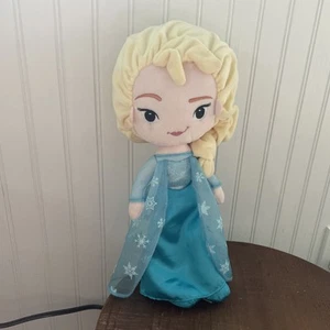 Disney Parks Frozen Elsa Big Face 12" Plush Toy Doll - Picture 1 of 7