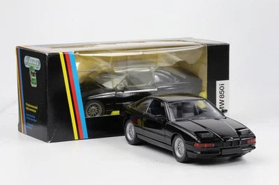 1:24 Schabak BMW 850I E31 1990 Modello Auto Nero No.1630 - Immagine 1 di 4