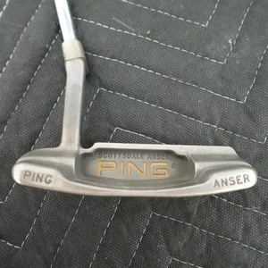 Vintage Ping Scottsdale Anser Putter 35" Nickel RH Golf Club Made in USA - Picture 1 of 14