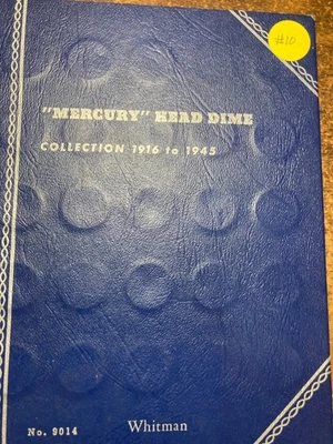 Conjunto quase completo de 76 moedas 1916-1945 Mercury Dime Collection (-16-D) conjunto #10 - Imagem 1 de 4