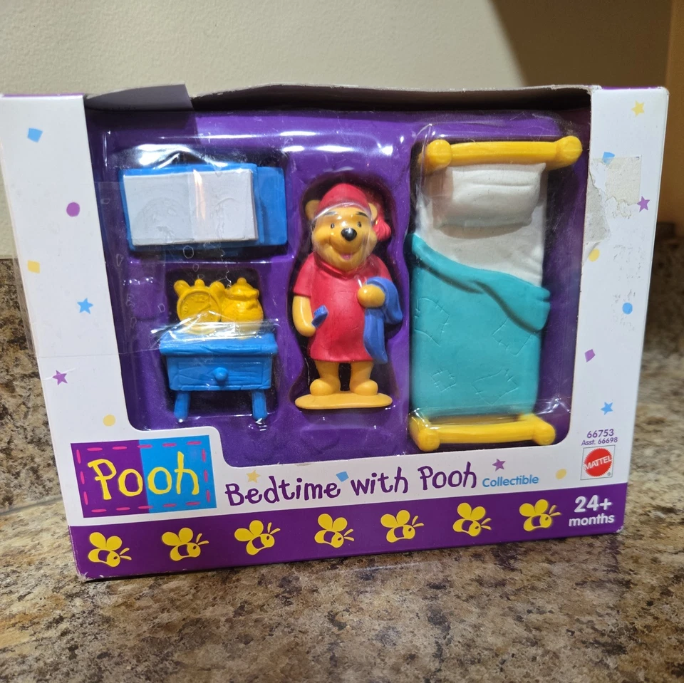 Mattel Винни-Пух комплект перед сном с Пухом коллекционная фигурка комплект - новый в коробке - Изображение 1 из 4