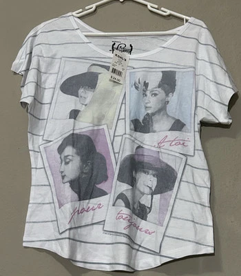 Camiseta De Colección 1985 Rara Leyendas de Hollywood Audrey Hepburn Mediana M Nueva Con Etiquetas ¡Guau! Foto 1 de 3