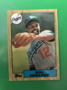 1987 Topps Tiffany Bill Madlock Los Angeles Dodgers #734 - Picture 1 of 2