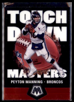 2020 Panini Mosaic Football Peyton Manning Broncos TM10 Touchdown Masters - Image 1 of 2