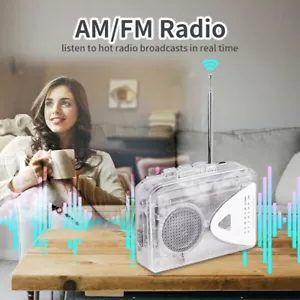 Reproductor de Cassette Walkman Reproductor de Cinta de Cassette Portátil Bolsillo Radio AM/FM A2Y7 - Imagen 1 de 8