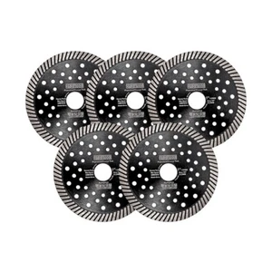 DT-DIATOOL Diamond Cutting Disc Saw Blade 5pcs 125mm Grinder Disc Granite Marble - Picture 1 of 8