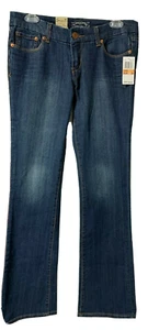 Seven7 Jeans NWT Blue Label Premium EUR 28 Junior Sz 7 Boot Cut 31x33" - Picture 1 of 8