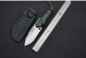 Y-START 154 Steel Blade G10 Handle ABS scabbard Survival Hunting Knife-HD110 - Picture 1 of 10