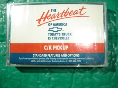 1984 1985 1986 1988  1998 nos K C10 C20 C30 silverado blazer  cassette tape scta - Image 1 of 4