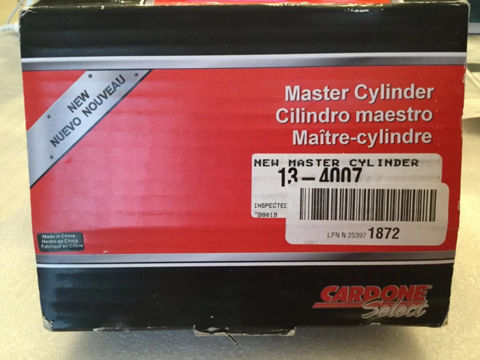 Caminhão A1 Cardone 13-4007 cilindro mestre de freio Ford E150 Van E250 E350 F150 NOVO - Imagem 1 de 4