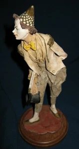 CLOWN FIGURINE 'For My Next Trick' SCULPTURE BY ANGELA TRIPI 9" Roman Inc. - Picture 1 of 5