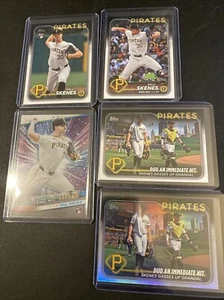 2024 Topps Update Paul Skenes Rookie Lot (5) Pittsburgh Pirates 4 Base 1 Foil - Picture 1 of 7