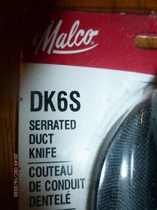 Malco Tools DK6S Cushioned Gripped Serrated Duct Knife - Picture 1 of 6