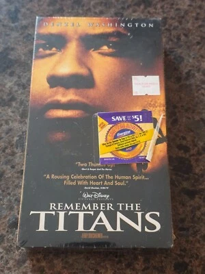 BRAND NEW Remember The Titans (VHS; 2001) Denzel RARE Sealed OOP Watermarks - Image 1 of 4