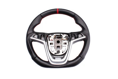 Lenkrad beziehen mit Leder für Opel Astra J 2009-2019 TUNING McarStyling  - Bild 1 von 4