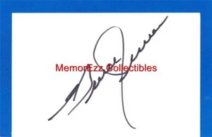 BRUCE JENNER Decathlon / Olympic Gold SIGNED Autograph 4x6" Index Card - Picture 1 of 1