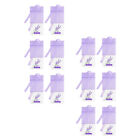 24pcs Lavender Sachets Purple Craft Bags Empty Drawstring Pouches Wedding Favors