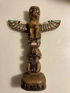 Alaska Totem Souvenir ~6.25”Tall x 5" wide - Picture 1 of 7