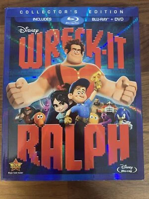 Wreck-It Ralph (Blu-Ray + DVD, 2013) + Slipcover - Image 1 of 2