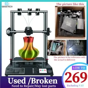 Used/Broken Geeetech 3D Printer A30T Large 3D Printer Filament Sensor 3 Color US - Picture 1 of 6