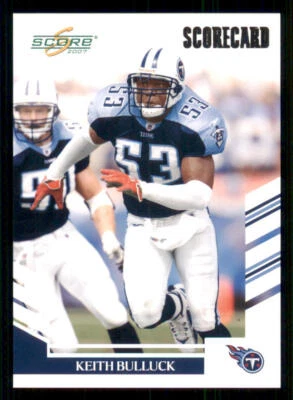 2007 Score Scorecard #244 Keith Bulluck /750 - Image 1 of 2