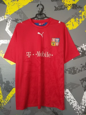 Czech Republic Home football shirt 2006 - 2008 Puma Mens Size XL ig93 Cover
