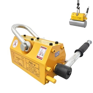 600kg/1320lb Steel Magnetic Lifter Heavy Duty Crane Hoist Lifting Magnet - Picture 1 of 13