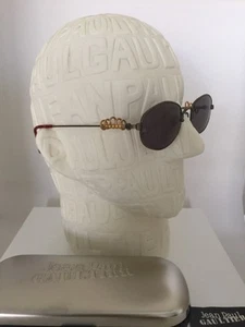 Vintage Jean Paul Gaultier JPG 56-5101 Sunglasses Antique Bronze & Gold With G15 - Picture 1 of 11