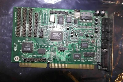 ESS ES688FC 16 bit ISA Sound audio card IDE CD-rom support working GOLD-16 - Image 1 of 3