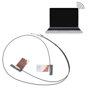1 Pair Universal Laptop Mini PCI-E Wireless Wifi Internal Antenna Black+White - Photo 1/10