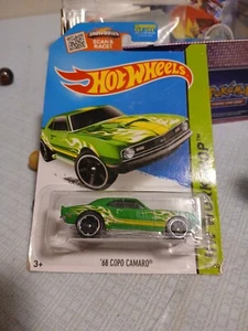 Hot Wheels HW Workshop Green 1968 Coppo Camaro New in package For ages 3+ - Imagen 1 de 3