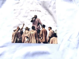 NWOT Kanye West Sunday Service Fleece Hoodie Jesus is King Size size Large - Picture 1 of 6