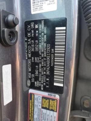 Used Left Headlight Assembly fits: 2019 Kia Rio w/o projector Left Grade A - Image 1 of 4