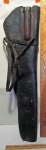 WWII US Leather Rifle Jeep Scabbard for M1 Garand Rifle - MILWAUKEE SADDLER 1942 - Picture 1 of 8