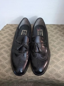 Stuart McGuire Brogue Kiltie Quaste Halbschuhe Gr. 14EEE schwarz - Bild 1 von 12