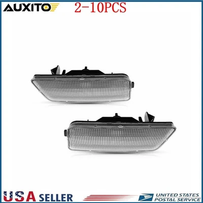 Luces de señalización laterales de parachoques delantero con lente transparente 2-20X para VW MK6 Golf GTI 2010-2014 Foto 1 de 4