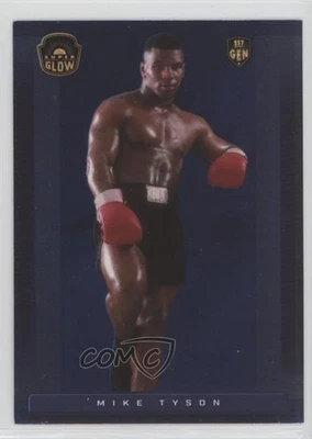 2021 Super Glow Sports Inaugural Edition Blue Foil /1500 Mike Tyson #2 - Image 1 of 2