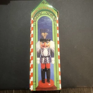 Kurt Adler Nutcracker - Soldier with Glitter Coat Christmas Nutcracker. w/ Box. - Picture 1 of 8
