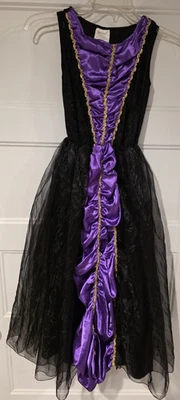 Novelties Forum - 紫色和黑色连衣裙 - 万圣节服装 Cosplay & Party 大号 — 第 1/4 张图片