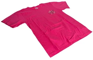 Anvil Girls Southern Belle Graphic Pink Short Sleeve Shirt Size Large - Picture 1 of 4