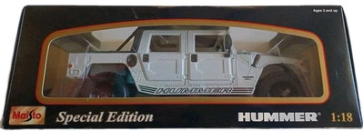 Maisto Special Edition GM HUMMER Civilian SUV WHITE  1:18 2003 NIB  - Image 1 of 4
