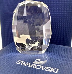 Pisapapeles Swarovski Horses Crystal SCS # 5004732 CERTIFICADO DE AUTENTICIDAD Og Box - Imagen 1 de 13