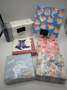 Variety Of Beverage/Dinner Napkins Lot of 6 Packages Party Hosting New FreeShip - Picture 1 of 8