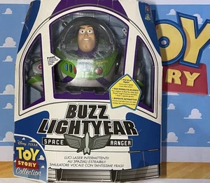 buzz lightyear collection blu logo RARE toy story - Foto 1 di 8