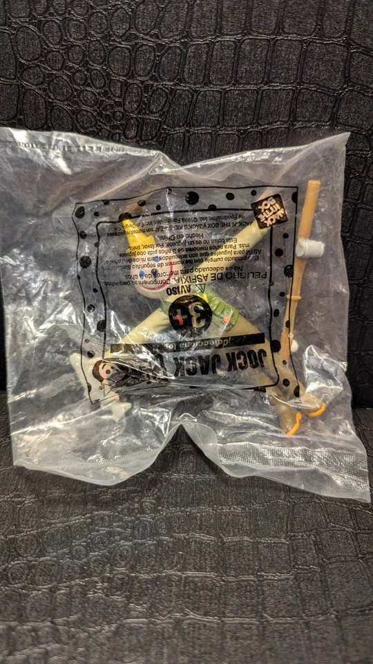 Jack in the Box Jock Jack**Fisherman *Kids Meal Toy - 1999 VINTAGE NEW *SEALED - Image 1 of 4